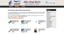 Desktop Screenshot of akku-shop-berlin.de